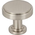 Jeffrey Alexander 114 Diameter Satin Nickel Richard Cabinet Knob 171SN